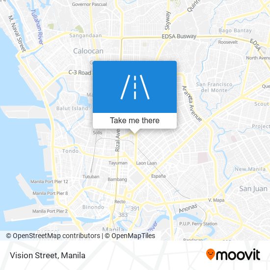 Vision Street map