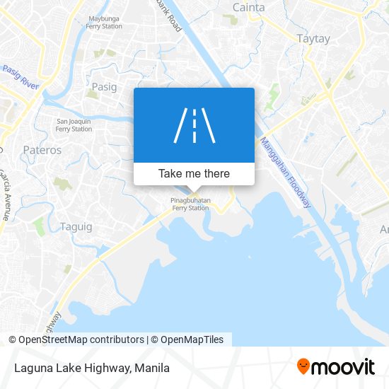 Laguna Lake Highway map