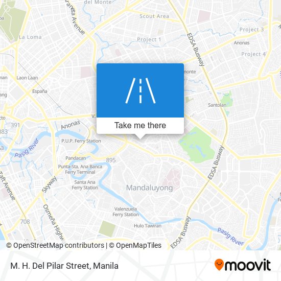 M. H. Del Pilar Street map