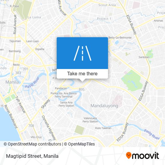 Magtipid Street map