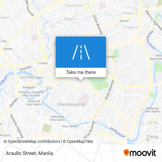 Araullo Street map
