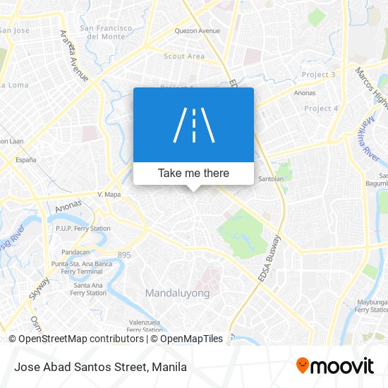 Jose Abad Santos Street map