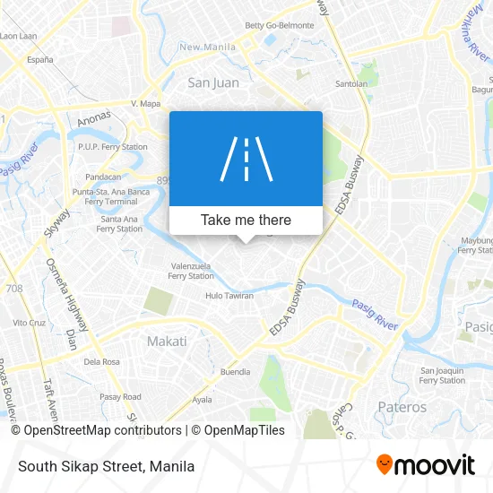 South Sikap Street map