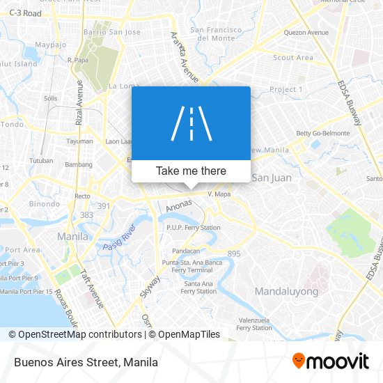 Buenos Aires Street map