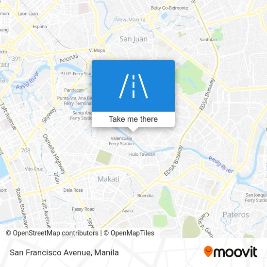 San Francisco Avenue map