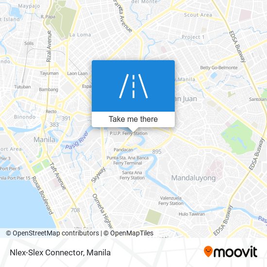 Nlex-Slex Connector map