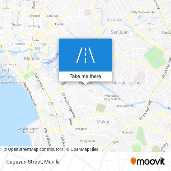 Cagayan Street map
