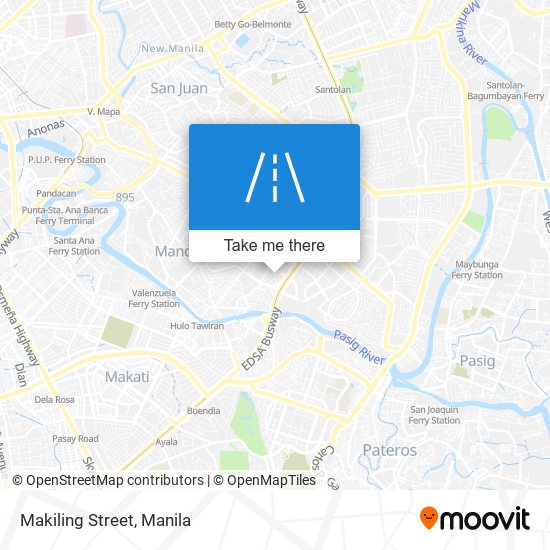 Makiling Street map