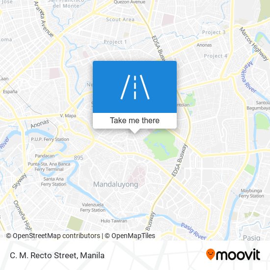 C. M. Recto Street map