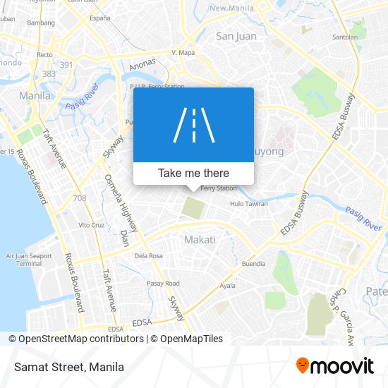 Samat Street map