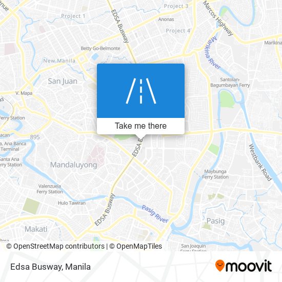 Edsa Busway map