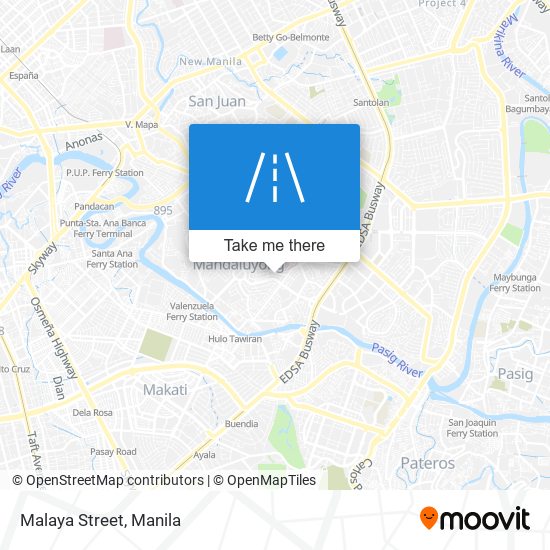 Malaya Street map