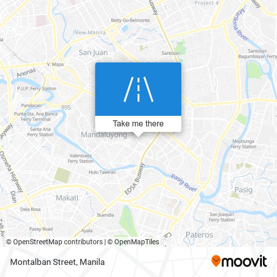 Montalban Street map