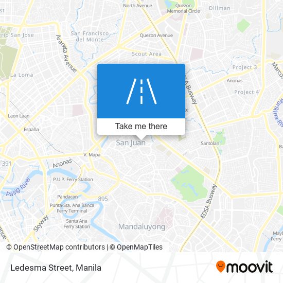 Ledesma Street map