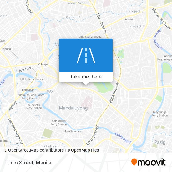 Tinio Street map