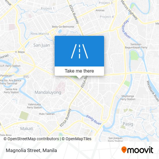 Magnolia Street map