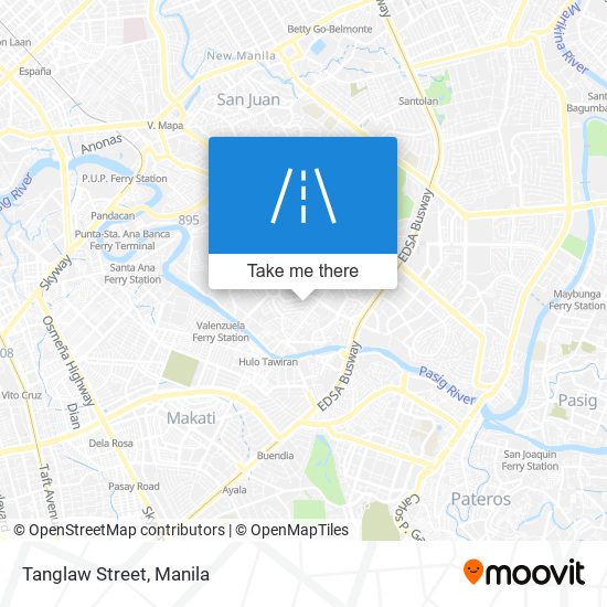 Tanglaw Street map