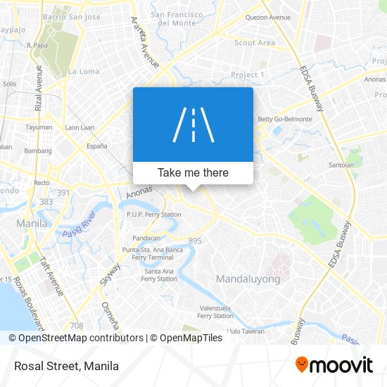 Rosal Street map