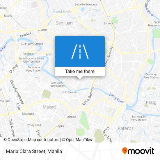 Maria Clara Street map