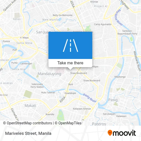 Mariveles Street map