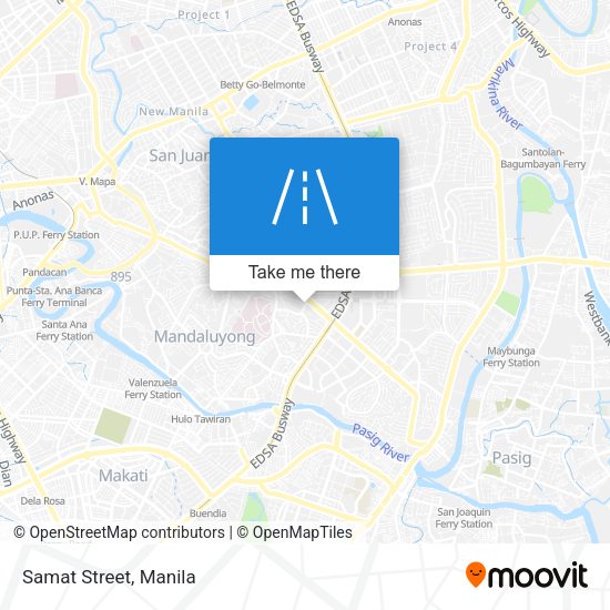 Samat Street map