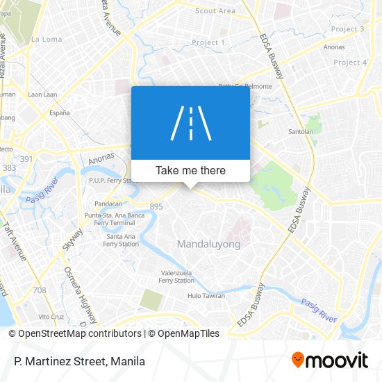 P. Martinez Street map