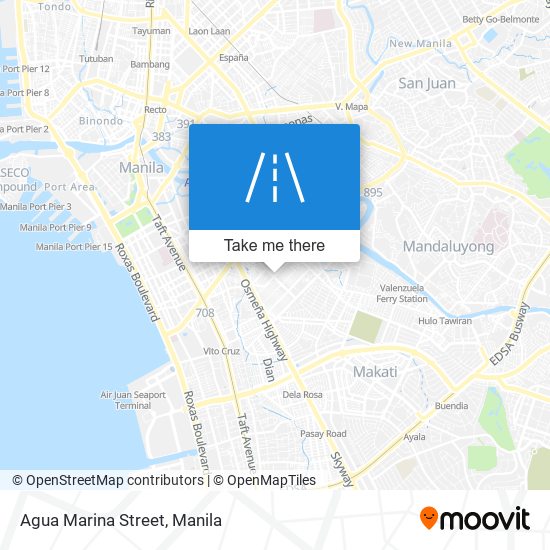Agua Marina Street map