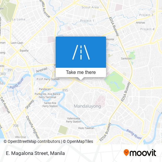 E. Magalona Street map