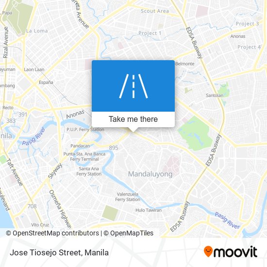 Jose Tiosejo Street map