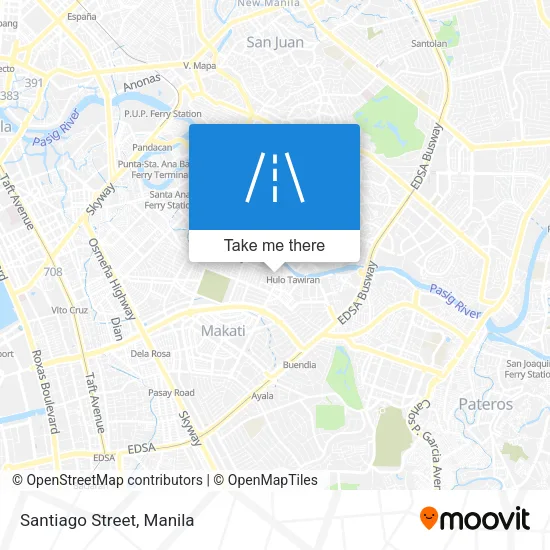 Santiago Street map