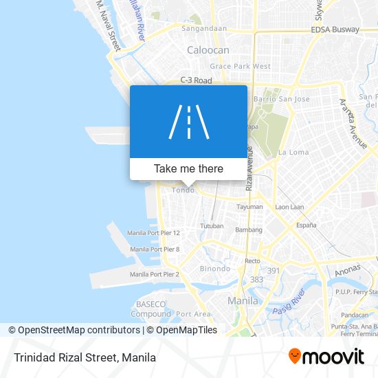 Trinidad Rizal Street map