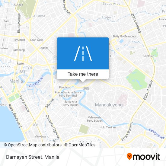 Damayan Street map