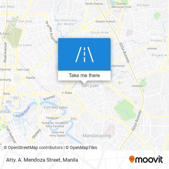 Atty. A. Mendoza Street map