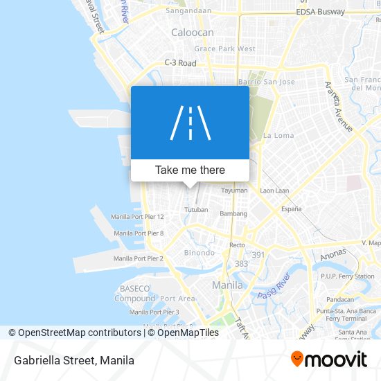 Gabriella Street map