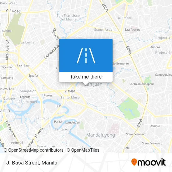J. Basa Street map