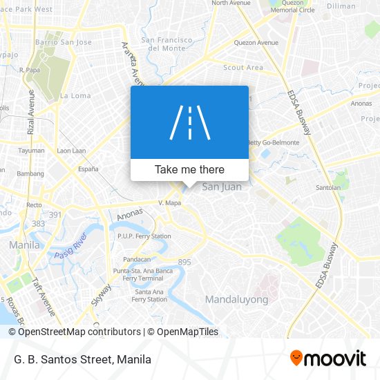 G. B. Santos Street map