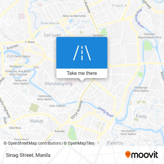 Sinag Street map