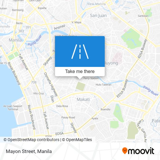 Mayon Street map