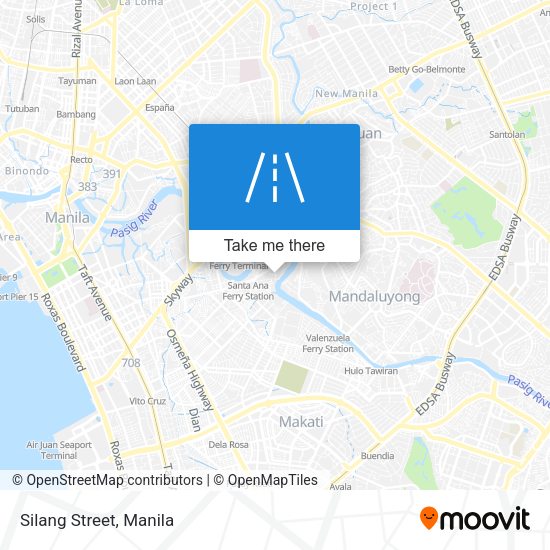 Silang Street map