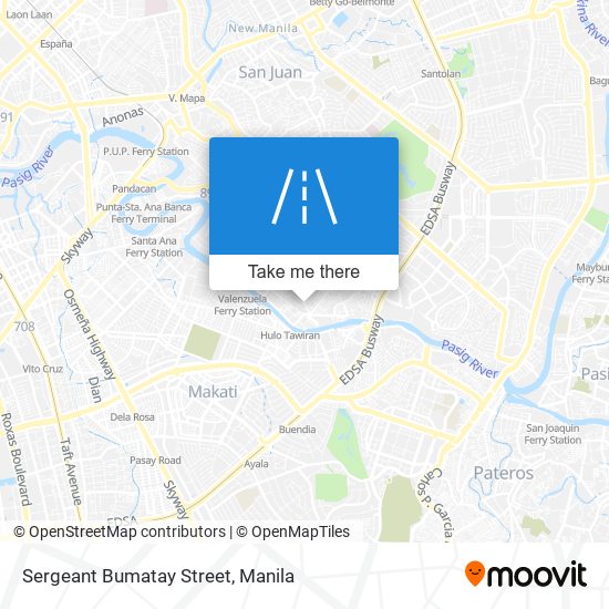 Sergeant Bumatay Street map