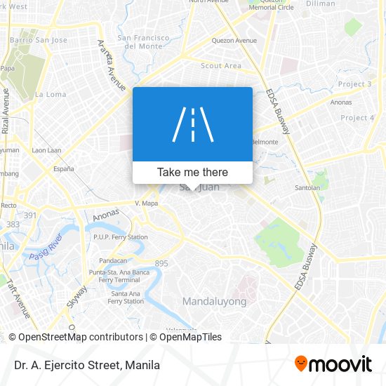 Dr. A. Ejercito Street map