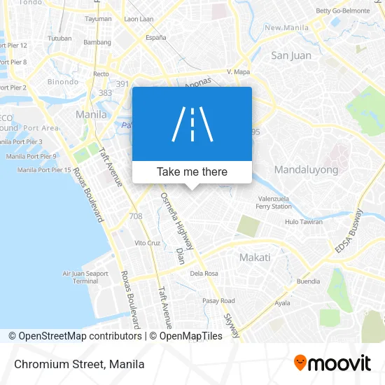 Chromium Street map