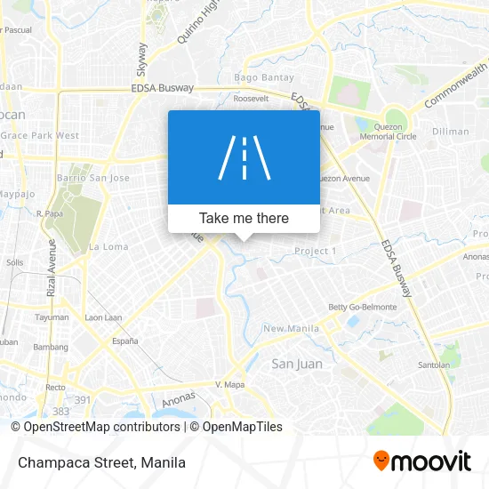 Champaca Street map