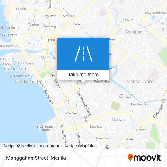 Manggahan Street map