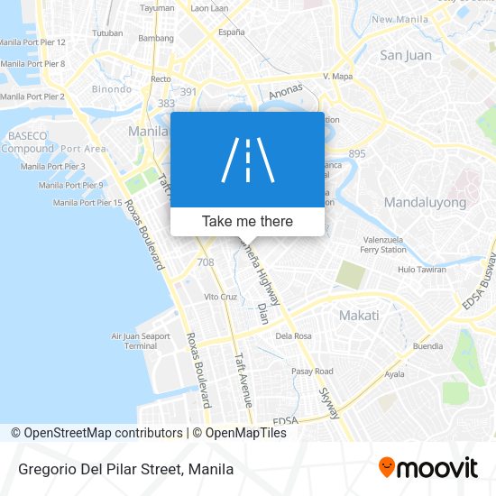 Gregorio Del Pilar Street map