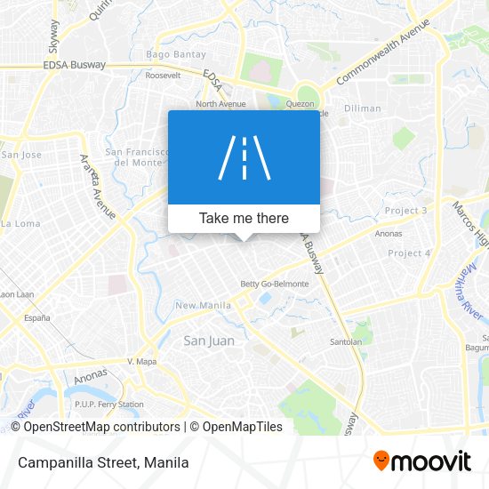 Campanilla Street map