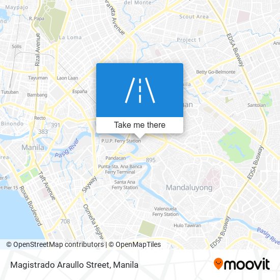 Magistrado Araullo Street map