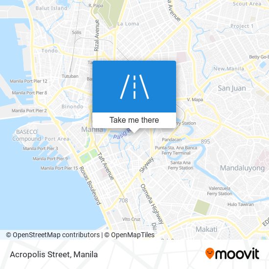 Acropolis Street map