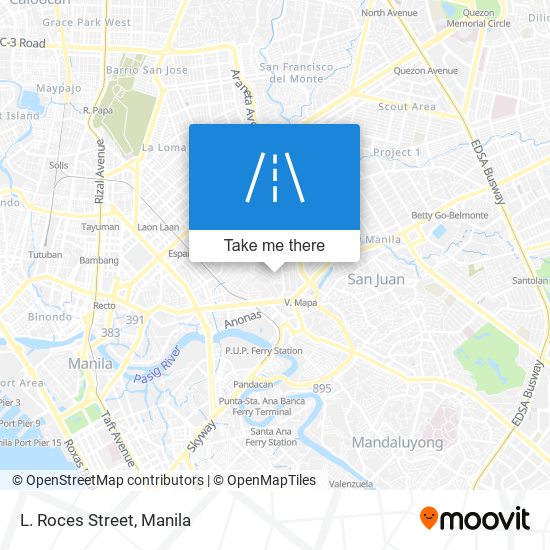 L. Roces Street map