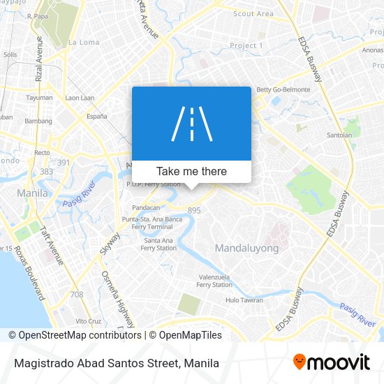 Magistrado Abad Santos Street map